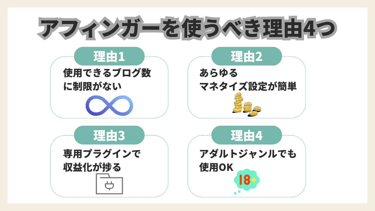 アフィンガー　評判　レビュー